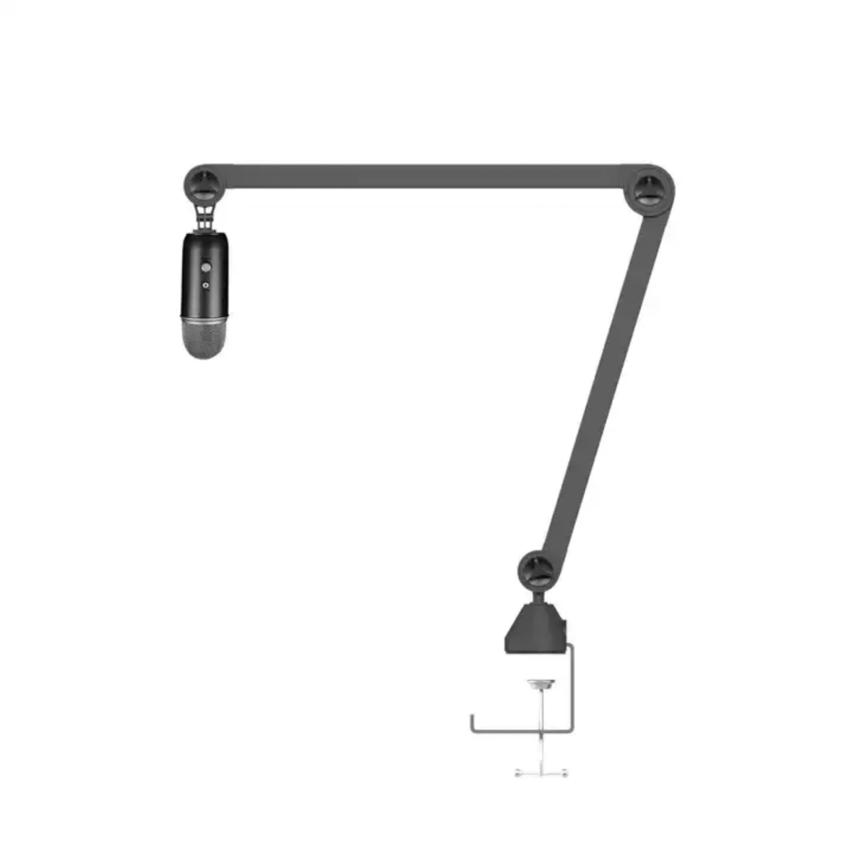 thumbnail image 2 of LIVIVO Adjustable Microphone Arm Stand - Desktop Mic Mount For Streaming & Recording 2 of 13